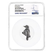 2024 Chad 1 oz Silver Kookaburra Shaped Coin NGC MS 70 ER One of First 100