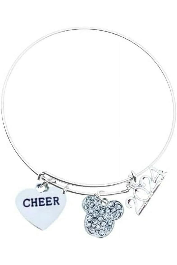 2024 Cheerleading Summit Bracelet for Cheerleaders, Cheer Bracelet, Cheerleader Gift,Summit Gift, D2 Summit Disney, Rhinestone Minnie