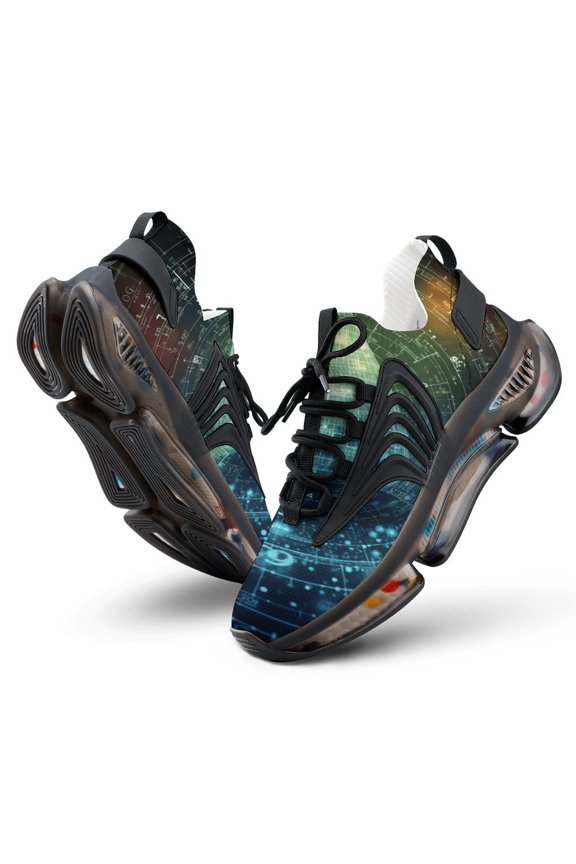 2024 Chemistry Formulas Women Or Men Lace Up Flat Sneakers Female Mesh Walking Footwear