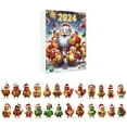 2024 Chicken Advent Calendar, Christmas Chicken With Santa Hats
