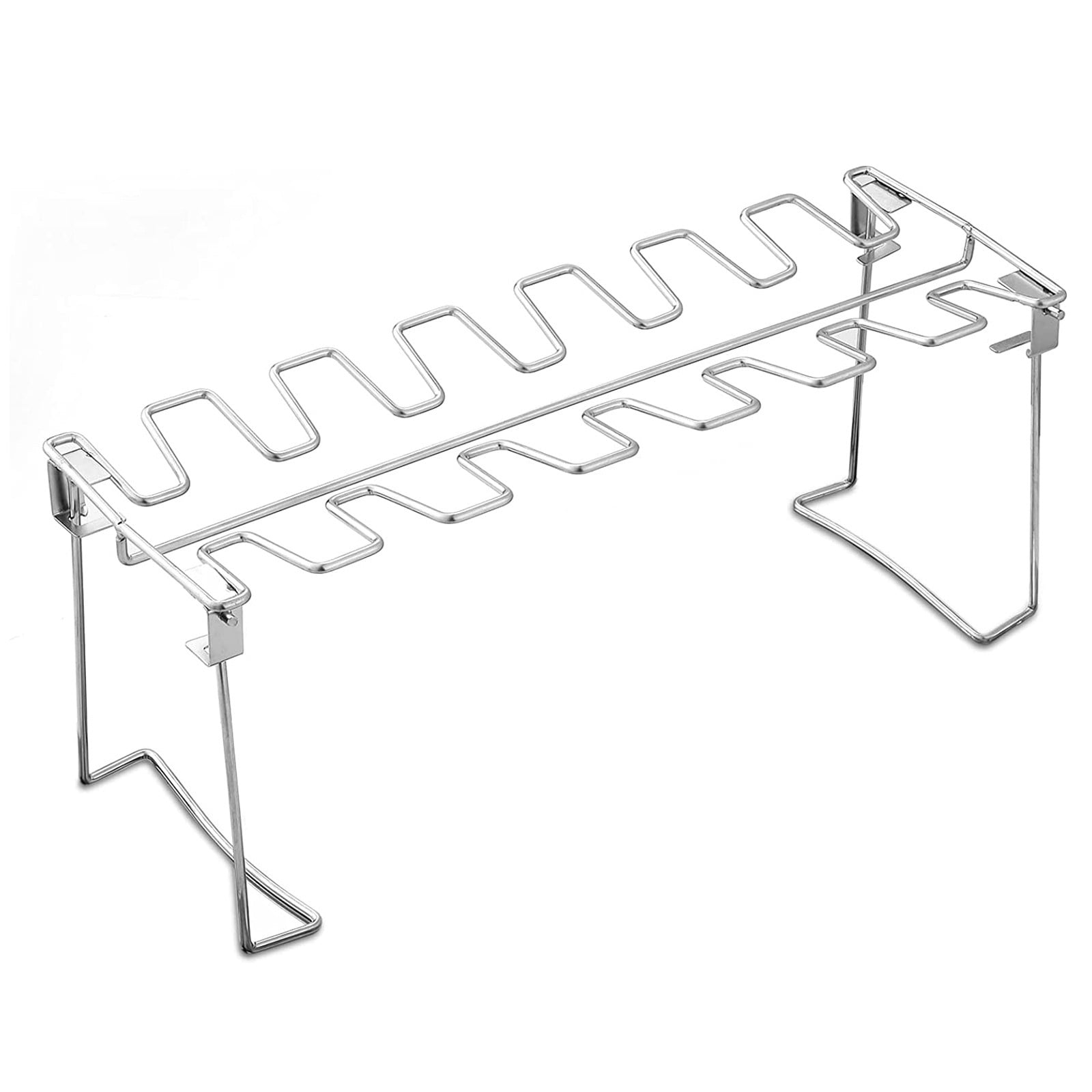 2024 Chicken Wing Leg Rack For Grill Oven Steel Vertical Roaster Stand