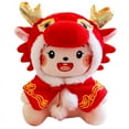 thumbnail image 1 of 2024 China Year of The Dragon Mascot Doll, Dragon Stuffed Animal, New Year Decorations Plush Toys Chinese New Year Gifts,9 inch, 1 of 3