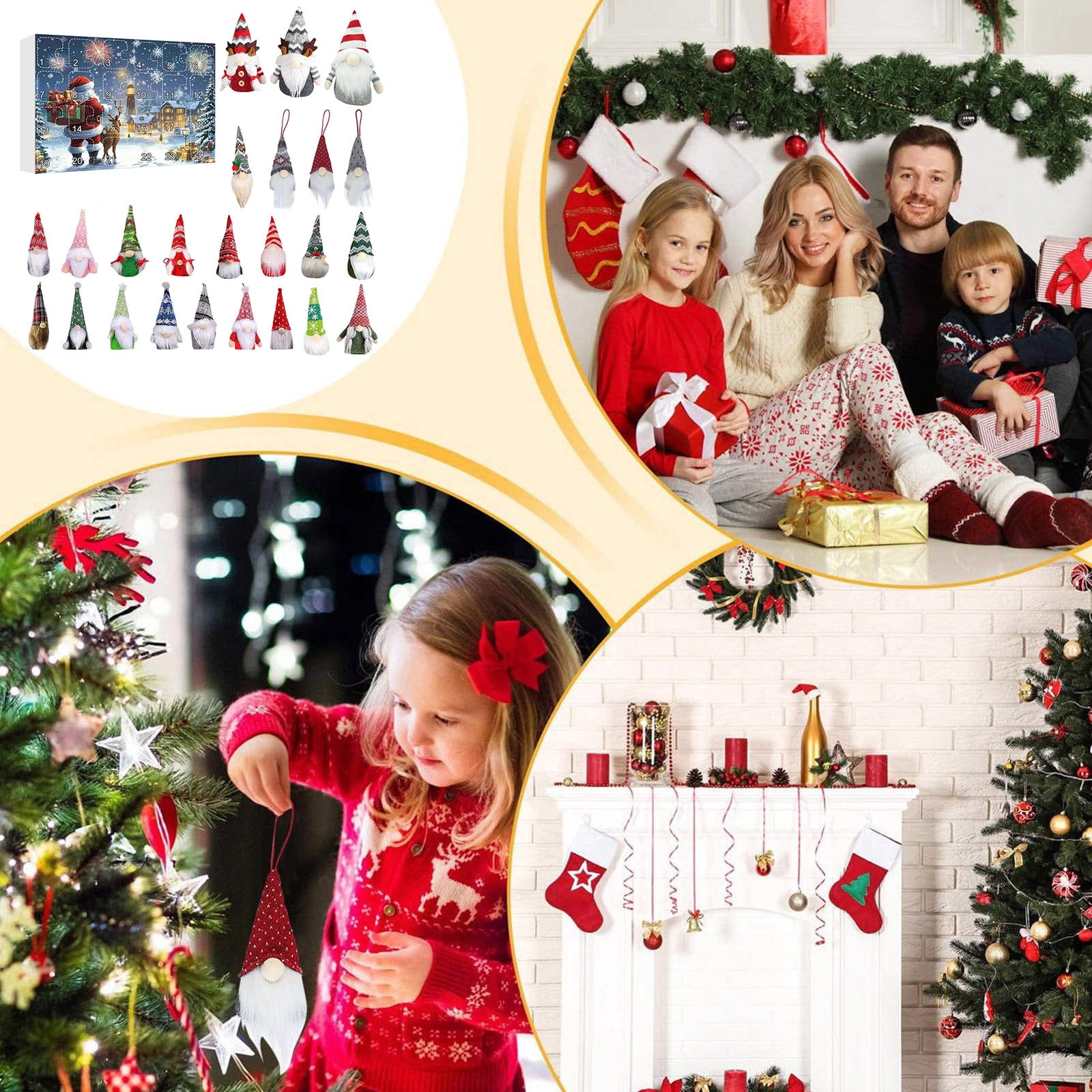 2024 Christmas Advent Calendar Countdown Set with Collectible Toy 24 ...