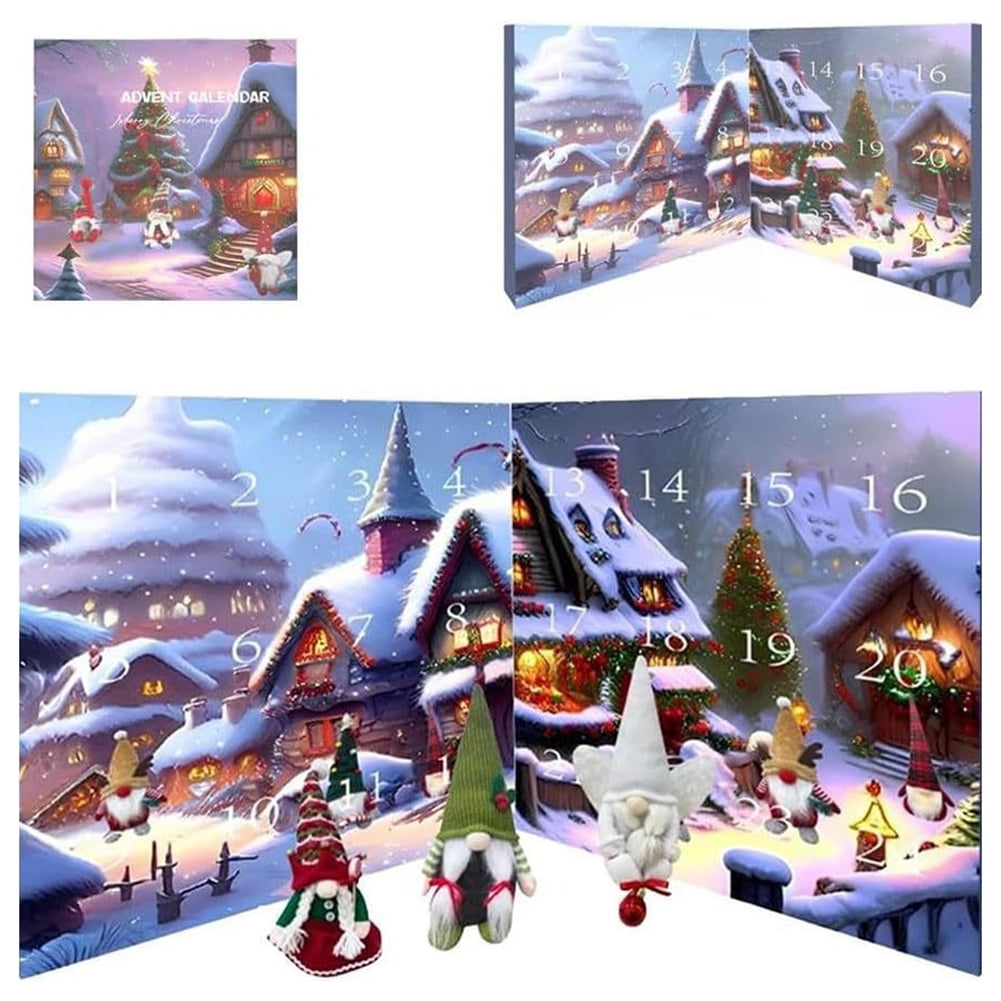 2025 Christmas Advent Calendar Gift Box 2025 Christmas Gnome Advent