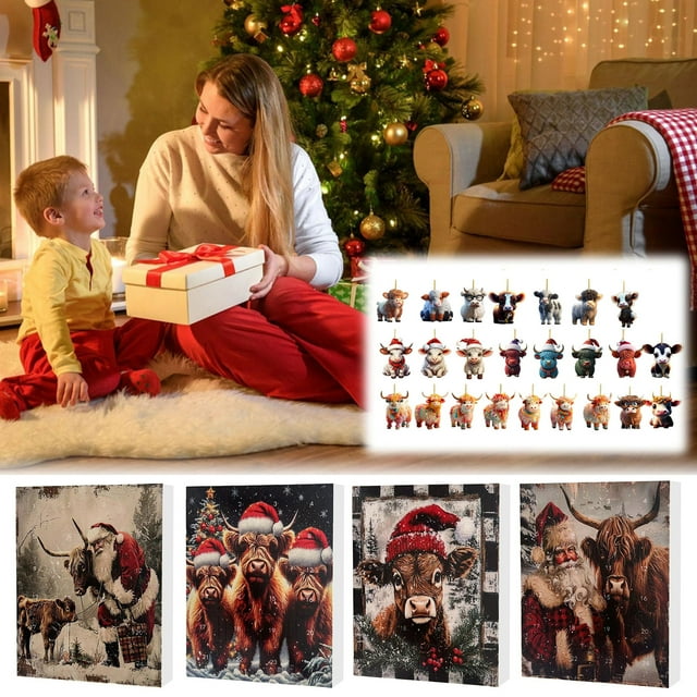 2024 Christmas Advent Calendar for Girls 24Day Xmas Countdown Pendant