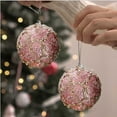 thumbnail image 1 of 2024 Christmas Ball 8cm Christmas Tree Foam Ball Pendant Christmas Decorations Pearl Hanging Ball Colored Ball, 1 of 6