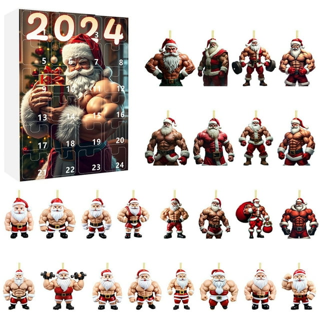 2024 Christmas Countdown Calendar 24 Days Of Xmas Advent Calendar