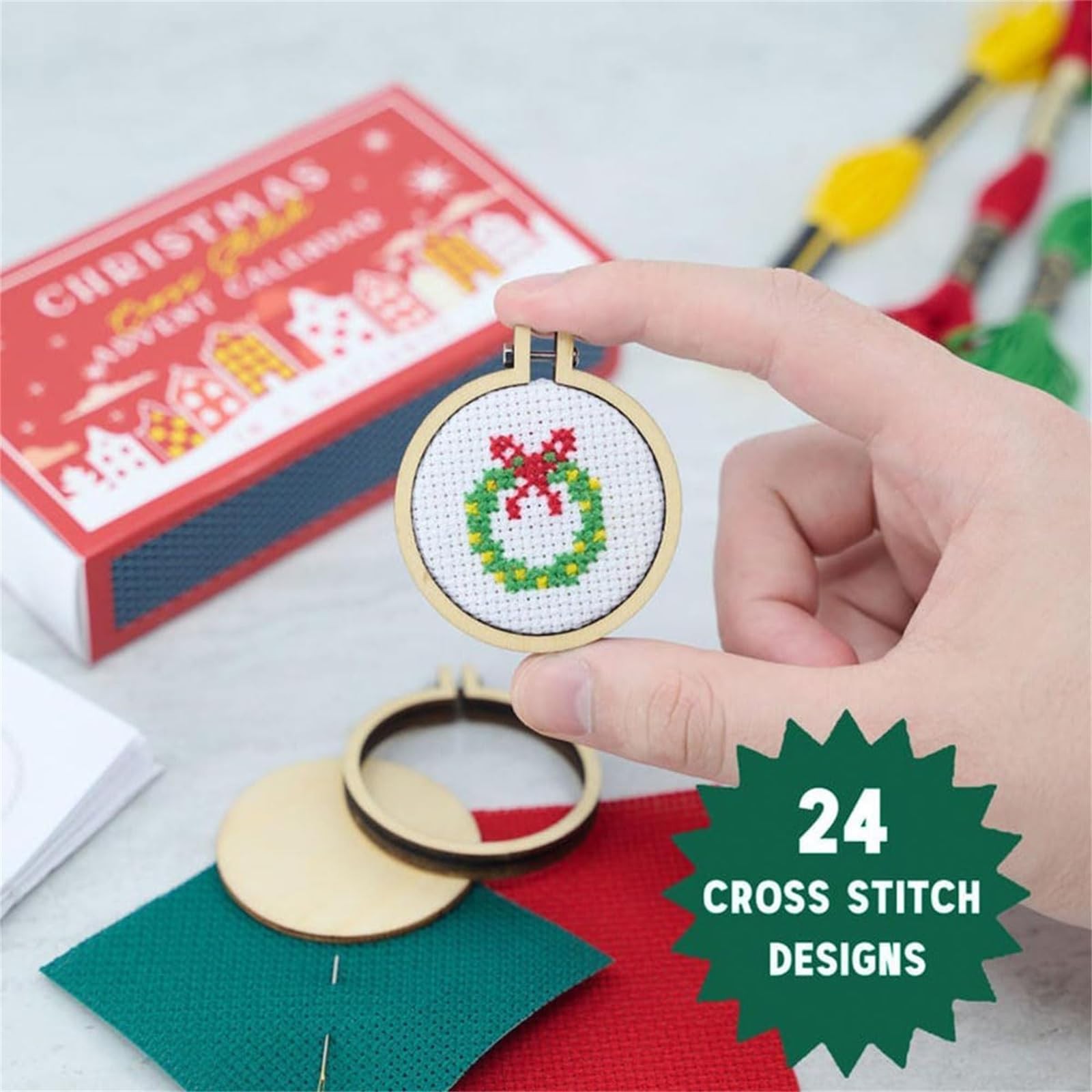 2024 Christmas Cross Stitch Advent Calendar - Unwrap the Magic of