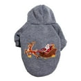 2024 Christmas Deer Santa Pet Clothes for Large Dogs Male Dog Sweater