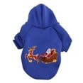 2024 Christmas Deer Santa Pet Clothes Rack Small Dog Sweater Dog
