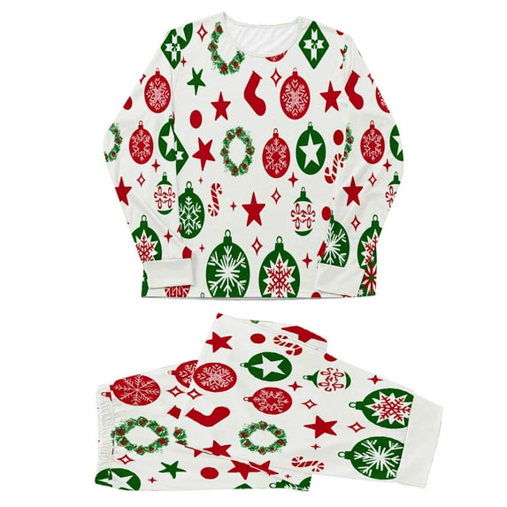 2024 Christmas Family Pajamas - Holiday Festive Christmas Family Pajama Sets for The Whole Household, Two-Piece Sleepwear Home Wear