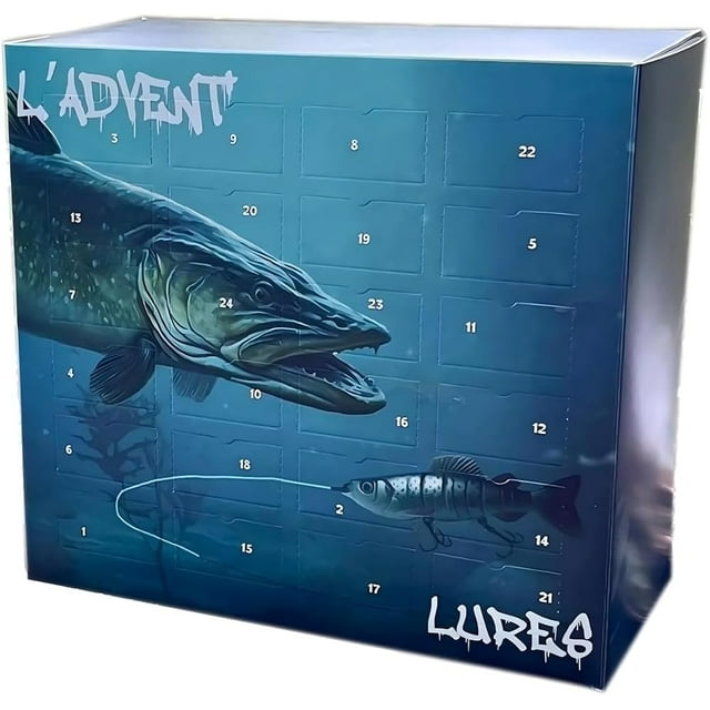 2025 Christmas Fishing Blind Box, L’ADVENT’LURES 2025, 24 Days of