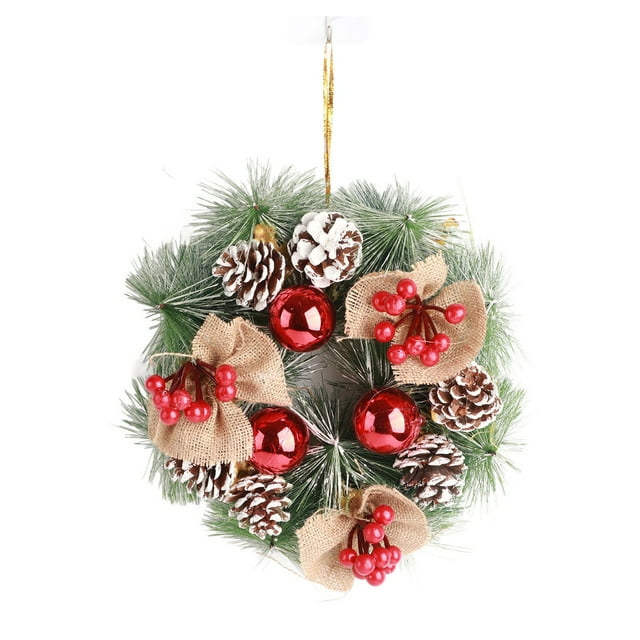 2024 Christmas Garland Vivid Lifelike Pine Needles Christmas Decorative