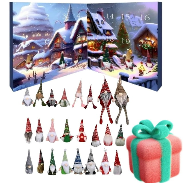 2024 Christmas Gnome Advent Calendar, 24 Day Christmas Advent Calendar