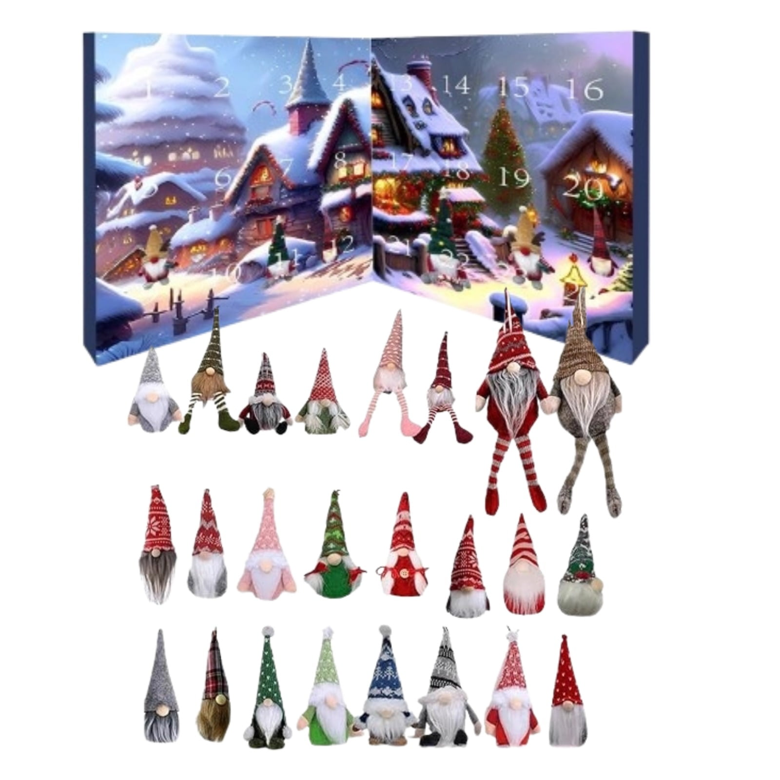 2024 Christmas Gnome Advent Calendar, Christmas Advent Calendar 2024, 24 Day Christmas Advent