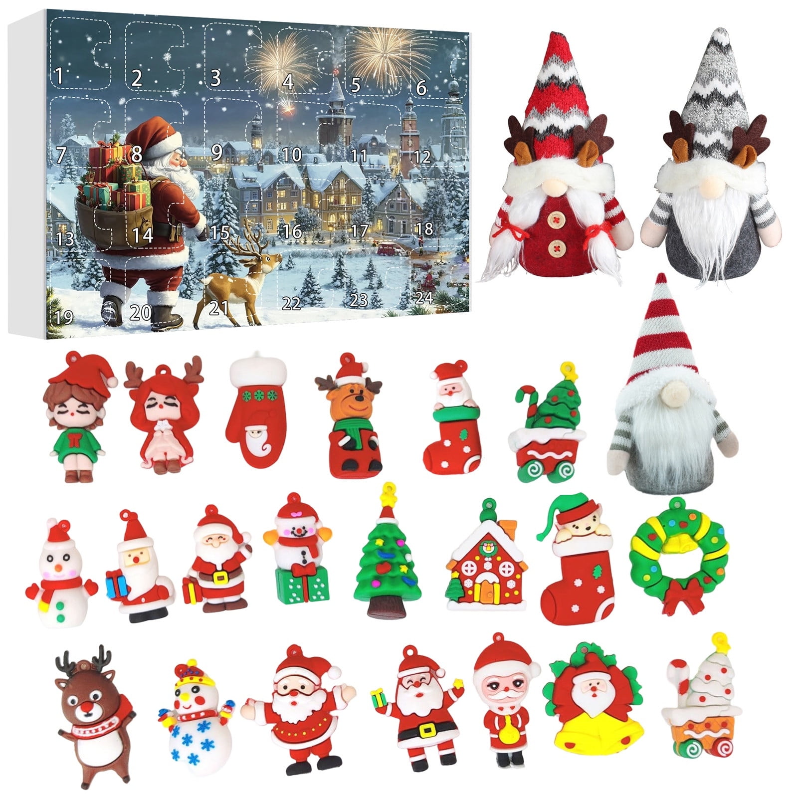 2024 Christmas Gnome Advent Calendar Christmas Countdown Calendar A
