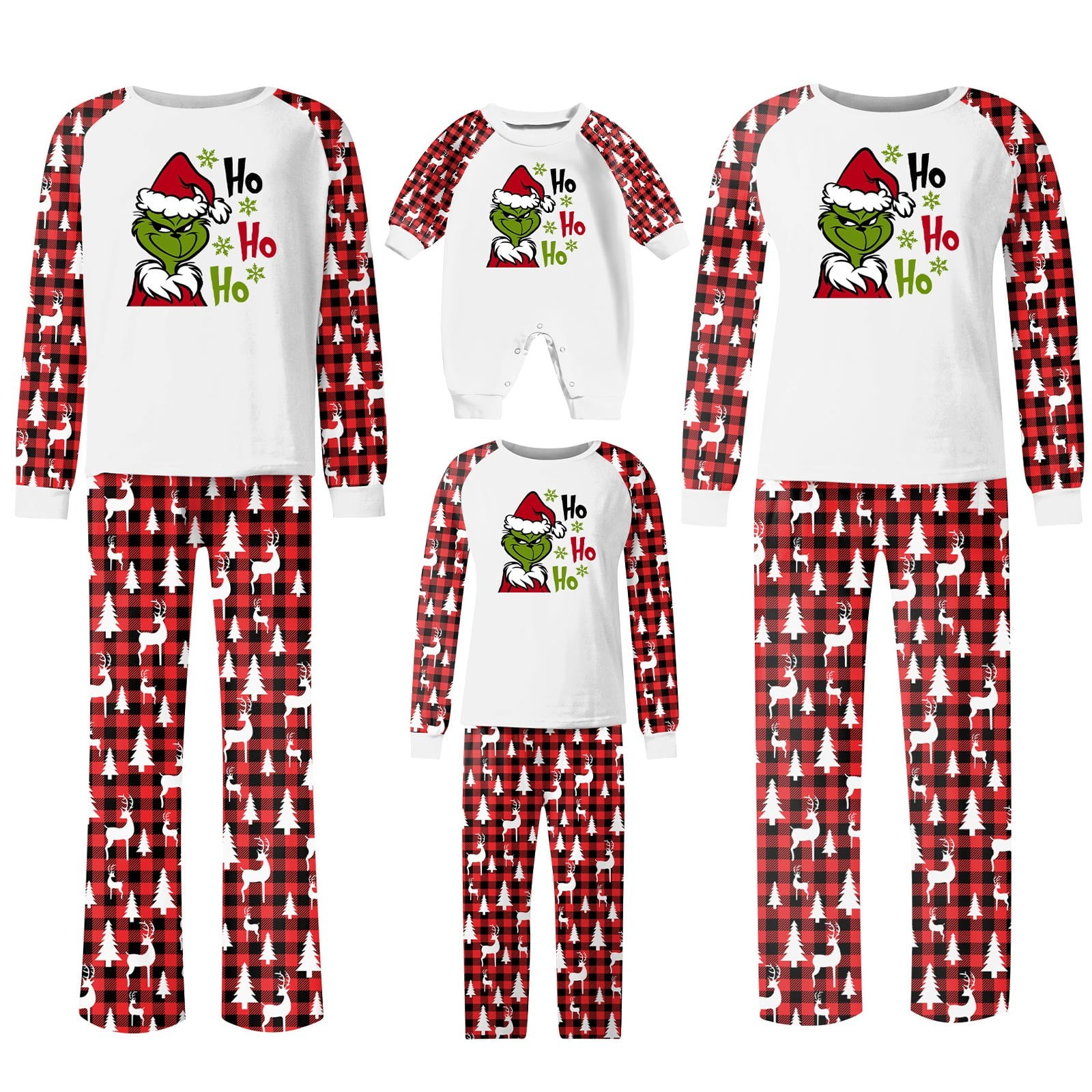 2024 Christmas Grinch Family Matching, Family Matching Soft Jammies
