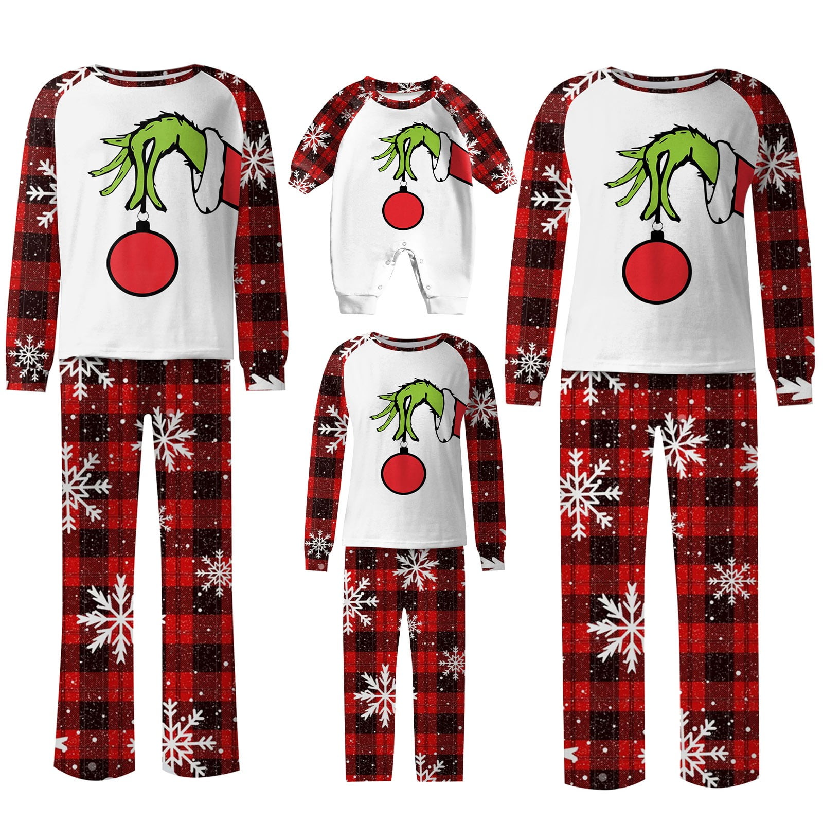 2024 Christmas Grinch Family Matching Loungewear, Family Matching Soft