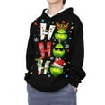 2024 Christmas Grinch Hooded Tops, Grinchprinted Hooded Pullover Anime