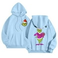 2024 Christmas Grinch Hooded Tops, Grinchprinted Hooded Pullover Anime