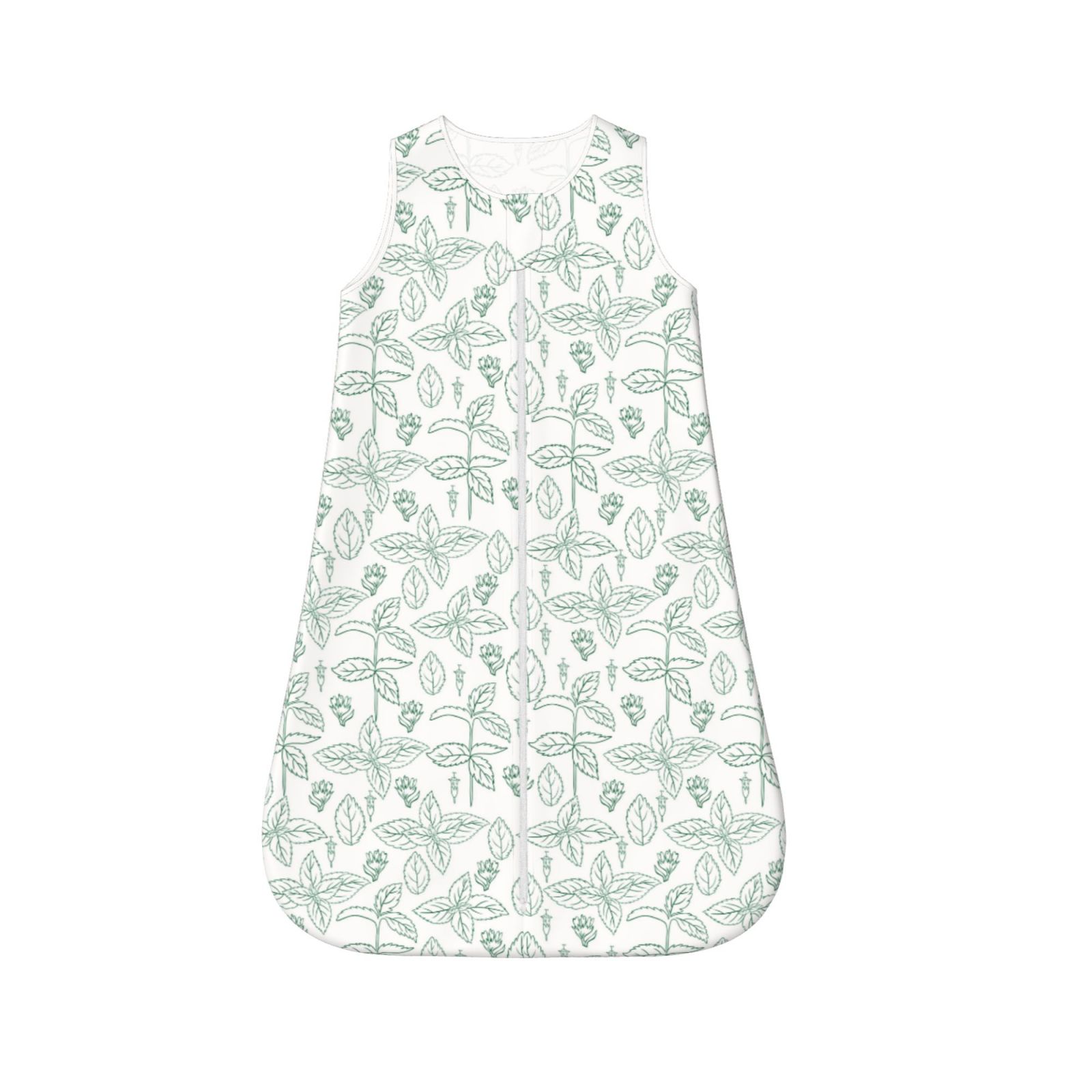 Coaee Leaf Print for Baby Unisex Baby Thermal sleeveless Sleeping bag