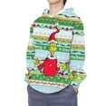 2024 Christmas Grinch Hoodies, Fancy Dress LongSleeved Grinch Print