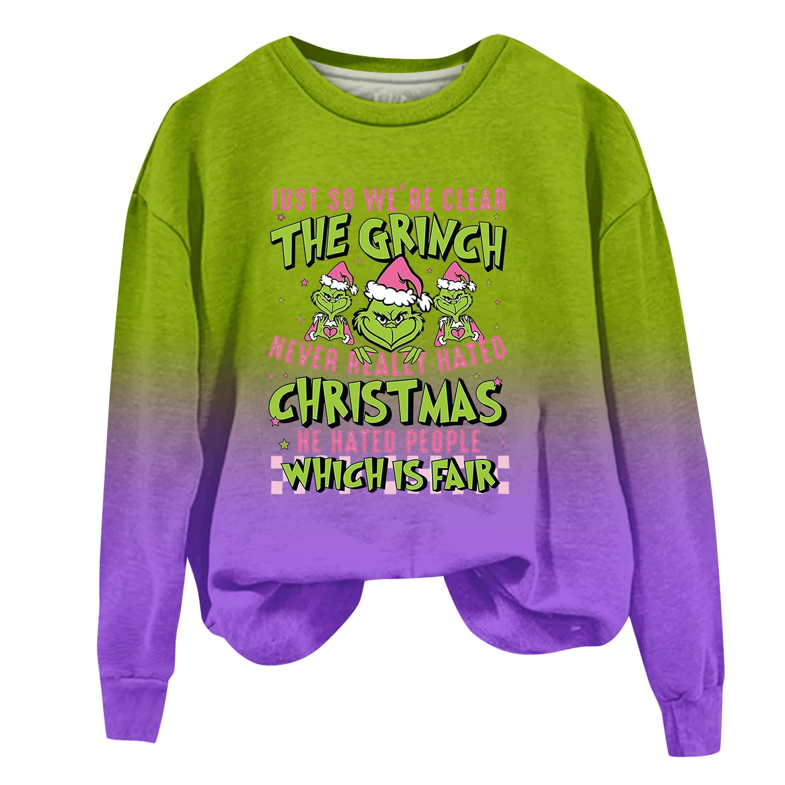 Sweat 'Grinchy Winter' - Sweat à Capuche Grinch, 241g, Coupe Classique, Col Tissé - 6