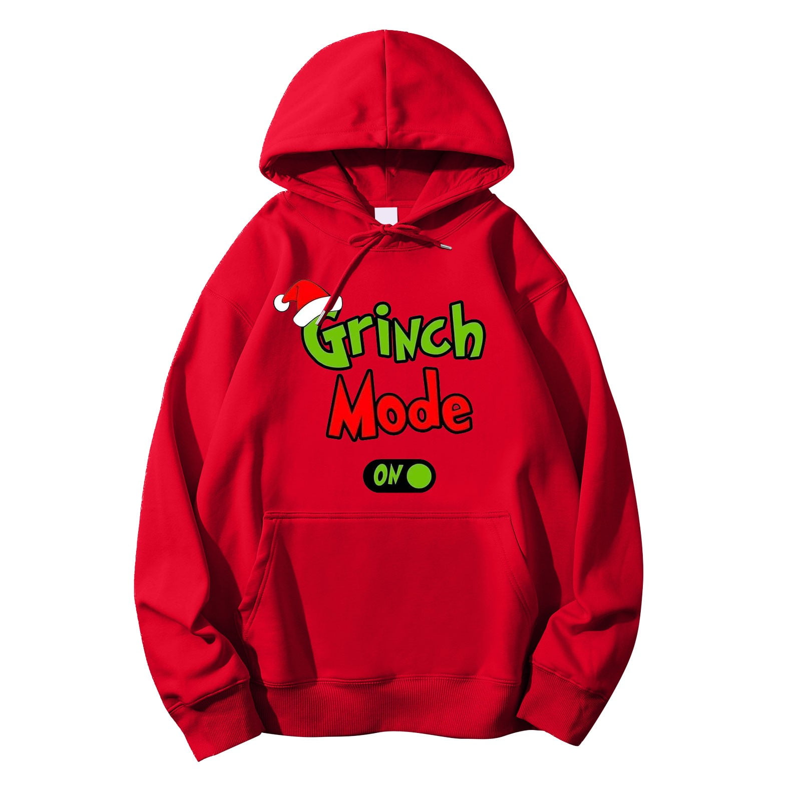 2024 Christmas Grinch Print Hoodies, Christmas Grinch Printing Long