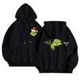 2024 Christmas Grinch Print Hoodies, Christmas Grinch Printing Long