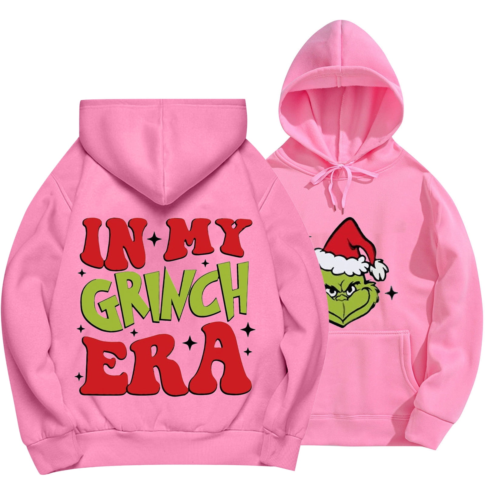 2024 Christmas Grinch Printing Hoodies, Christmas Grinchprinted Top