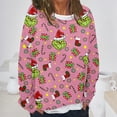 2024 Christmas Grinch Printing Sweatshirt, Fashion Fancy Dress Long