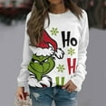 2024 Christmas Grinch Printing Sweatshirt, Fashion Fancy Dress Long