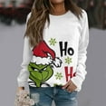 2024 Christmas Grinch Printing Sweatshirt, Fashion Fancy Dress Long