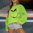 2024 Christmas Grinch Printing Sweatshirt, Fashion Fancy Dress Long