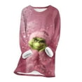 2024 Christmas Grinch Sweatshirt Hoodie Pullover For Women Cozy Women's