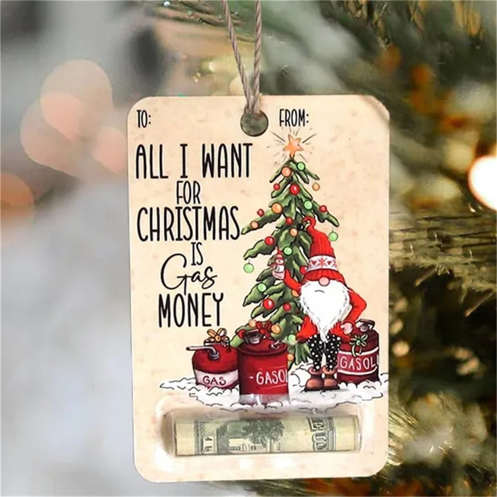 2024 Christmas Money Holders for Cash Funny Santa Christmas Money