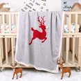 2024 Christmas Newborn Baby Comforter Knitting Quilt For Baby Crib Baby