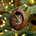 2024 Christmas Ornament Squirrel in Tree Hole Ceramic Ornament