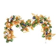 2024 Christmas Rose Pumpkin Rattan Outdoor Garland Festival Rice