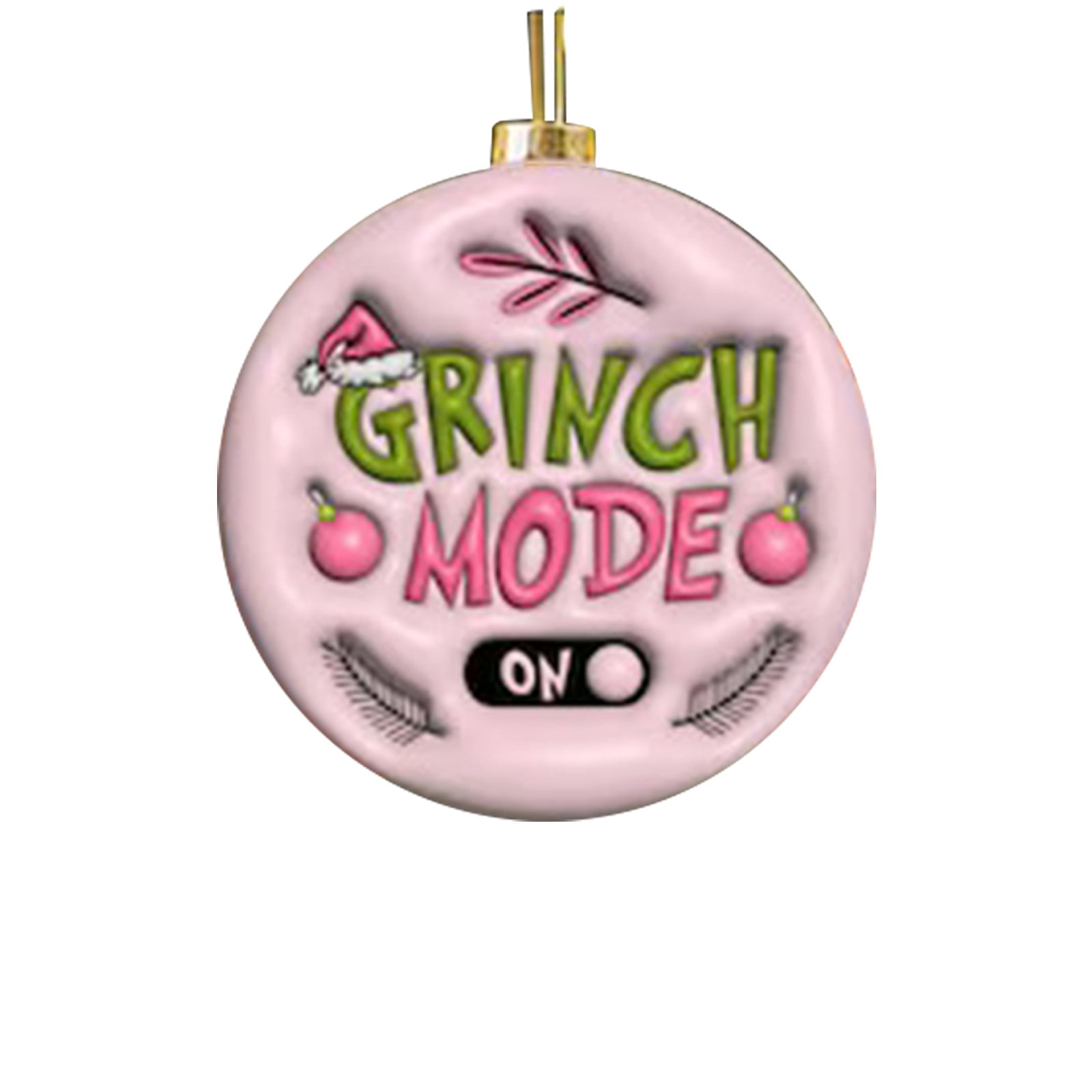 2024 Christmas Tree Decorations Acrylic Cute Gr1nch Funny Green Doll