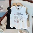 2024 Cinnamoroll Anime Ins Fashion Kawaii Sanrio Cotton Sleeveless Vest