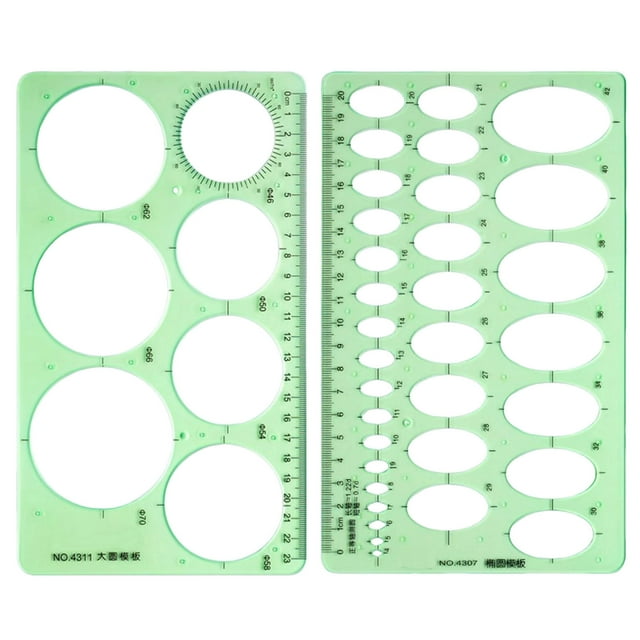 2024& Circle Template For Drawing Drafting Geometric Circle Ruler For