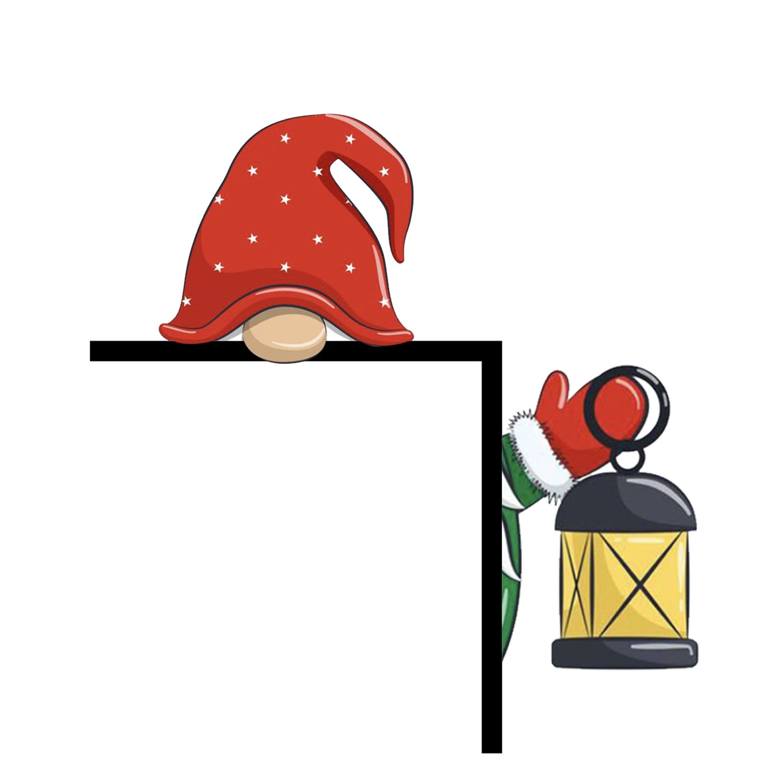 2024 Clearance 1PC Santa Clau Christmas Door Corner Decoration DIY