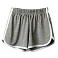 thumbnail image 1 of 2024 Clearance under $5 JINMGG 2023 Summer Plus Womens Shorts Clearance,Women's Fashion Solid Color Casual Wide Leg Ruffle Loose High Waist Shorts Pants Gray XL, 1 of 4