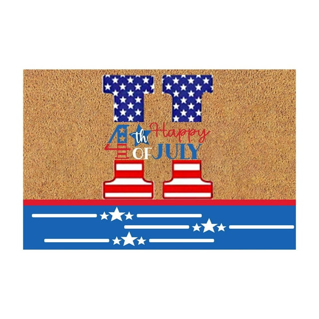 2024 Clearance 60X40cm 4th Of July Independence Day Door Mat Bathroom
