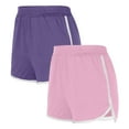 thumbnail image 1 of 2024 Shorts Clearance! AIEOTT 2PC Women's Running Shorts Elastic High Waisted Shorts Workout Women Yoga Gym Active Shorts Dance Pack with Pockets S-XXL, Multi-colour Available, 1 of 1