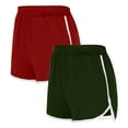 thumbnail image 1 of 2024 Shorts Clearance! AIEOTT 2PC Women's Running Shorts Elastic High Waisted Shorts Workout Women Yoga Gym Active Shorts Dance Pack with Pockets S-XXL, Multi-colour Available, 1 of 1