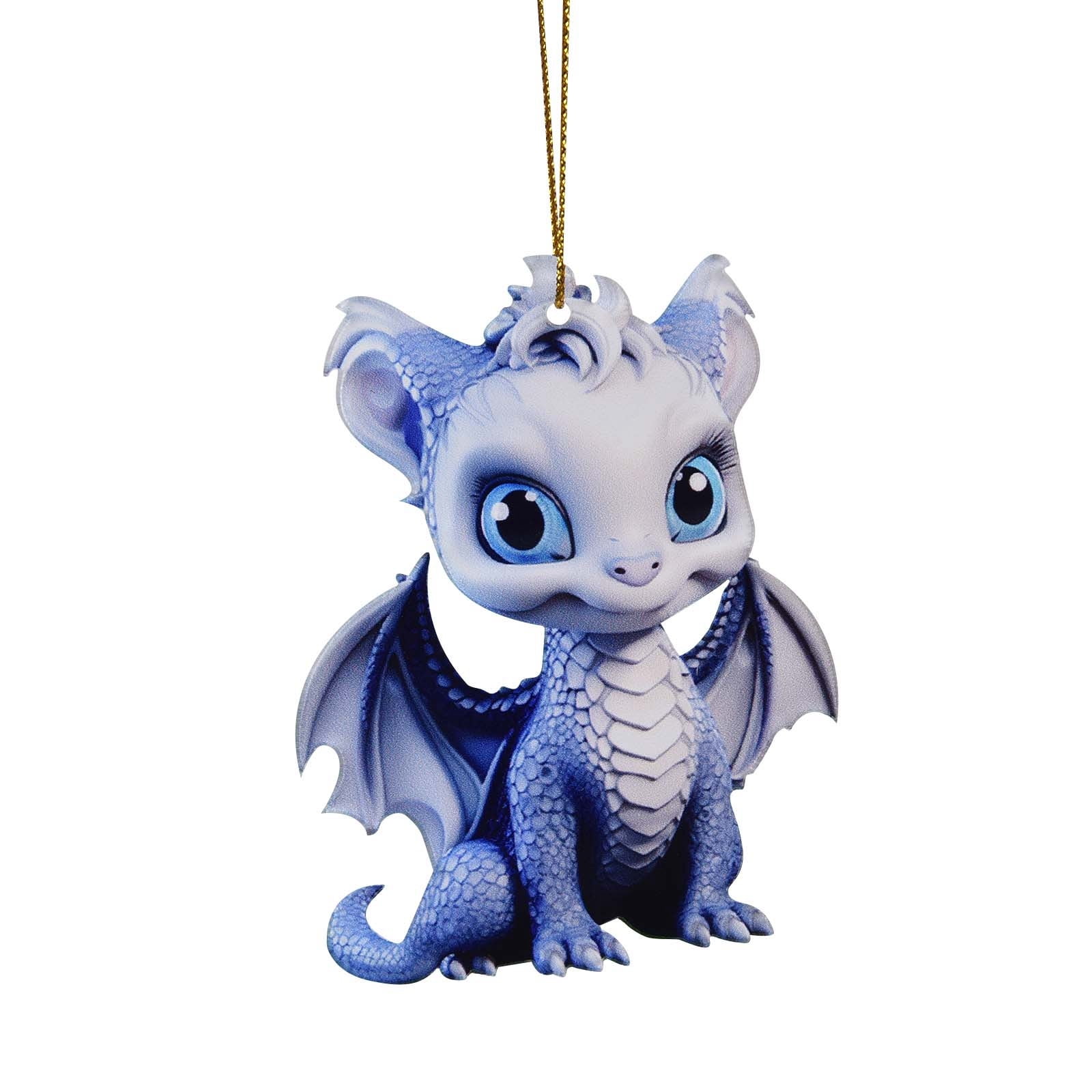 2024 Clearance Blue And White Porcelain Color Dragon Baby Pendant