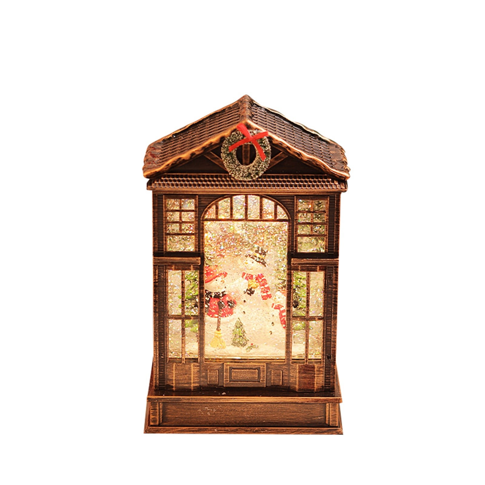 2024 Clearance Christmas Music Box LED Illuminated Lamp Enchanting Snow