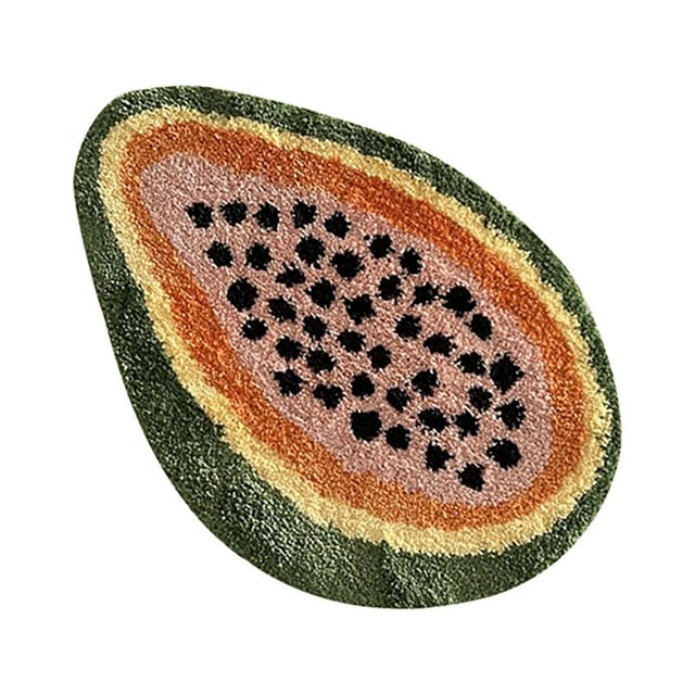 2024 Clearance Papaya Shape Mat Absorbent Non Mat At The Door Of The